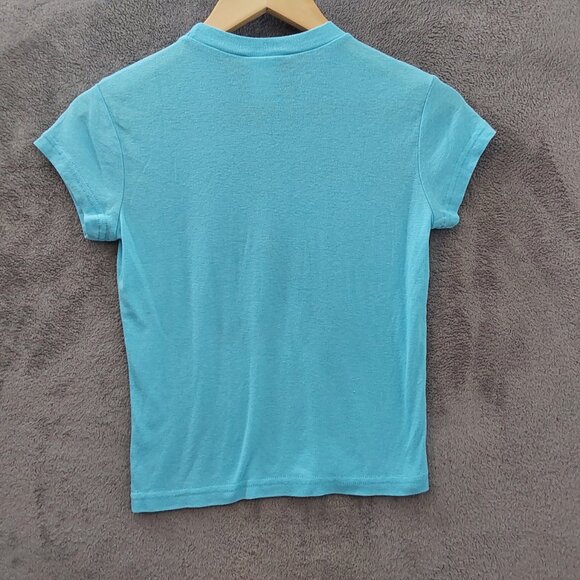 Vintage Teal Curious George Girls Tee – Size M - Picture 6 of 7